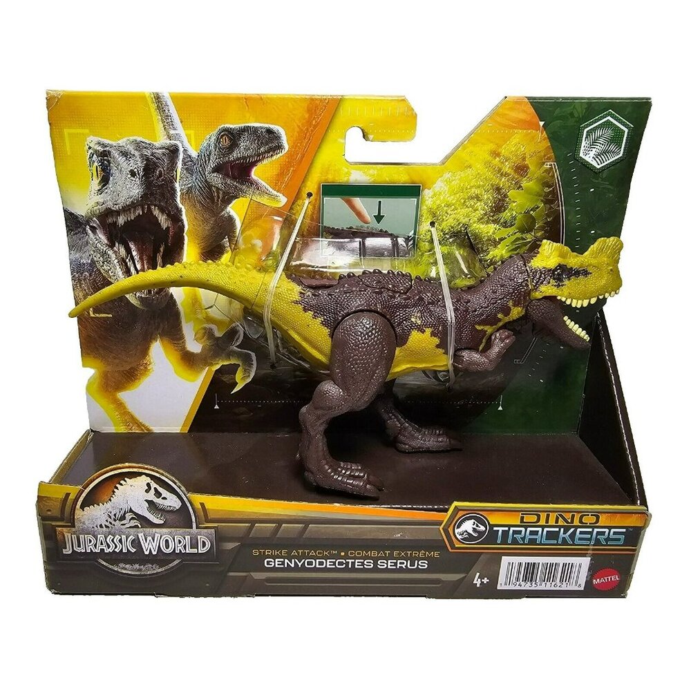 Jurassic World Dino Trackers Strike Attack Genyodectes Serus 7.5" 2022 Mattel